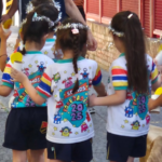 Pesebre viviente con nivel Inicial